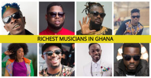 Richest ghanaian musicians