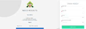 Neco result portal