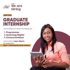 Leap africa graduate nysc internship