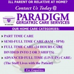 Paradigm home care nursing services