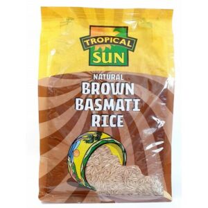 Tropical sun natural brown basmati rice