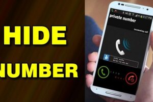 The steps to hide your phone number on android device